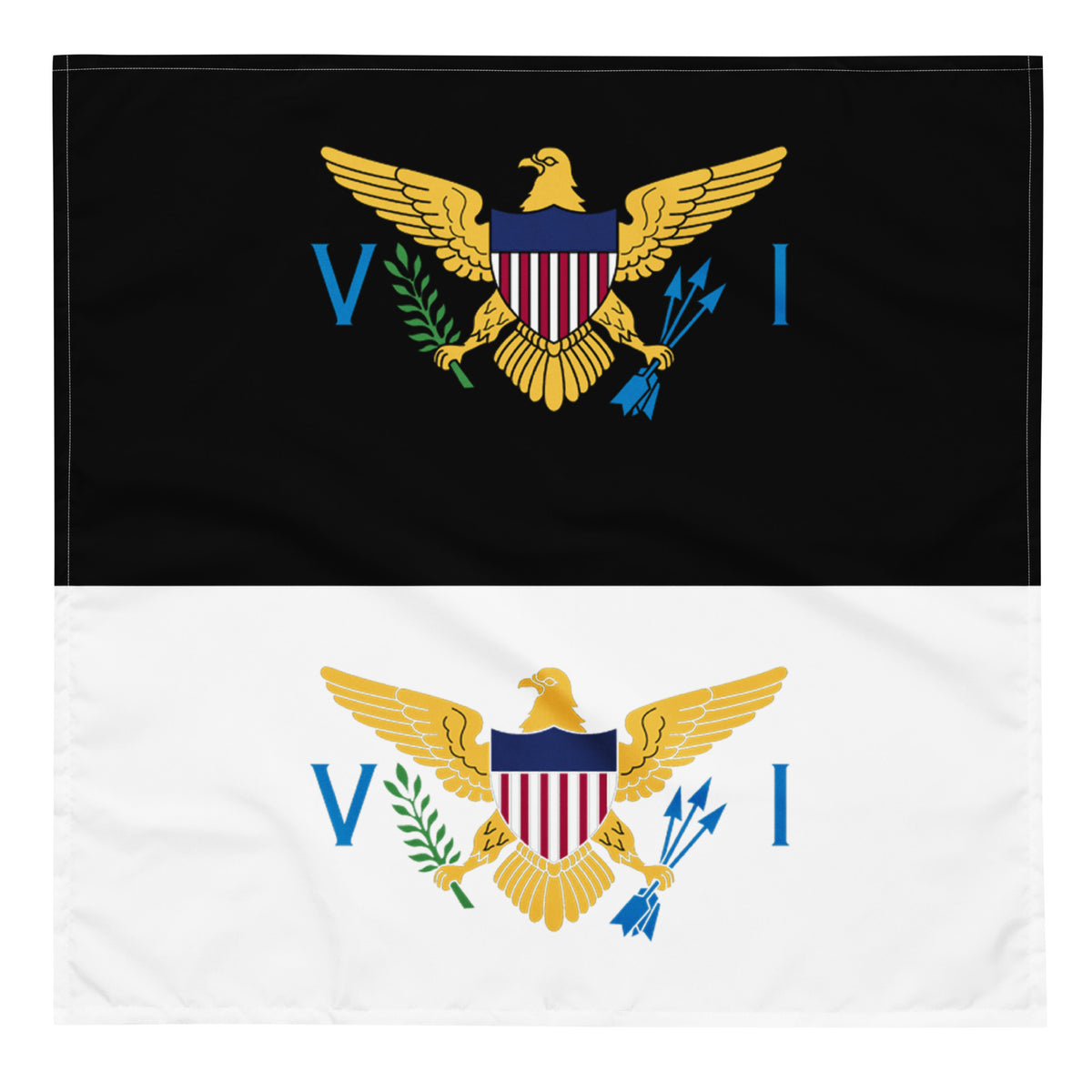 US Virgin Islands Bandana – White Crest II