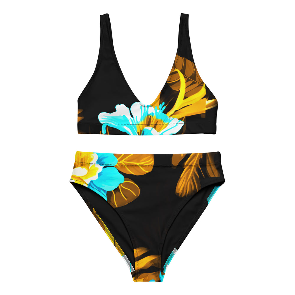 
                      
                        Floral high-waisted bikini
                      
                    