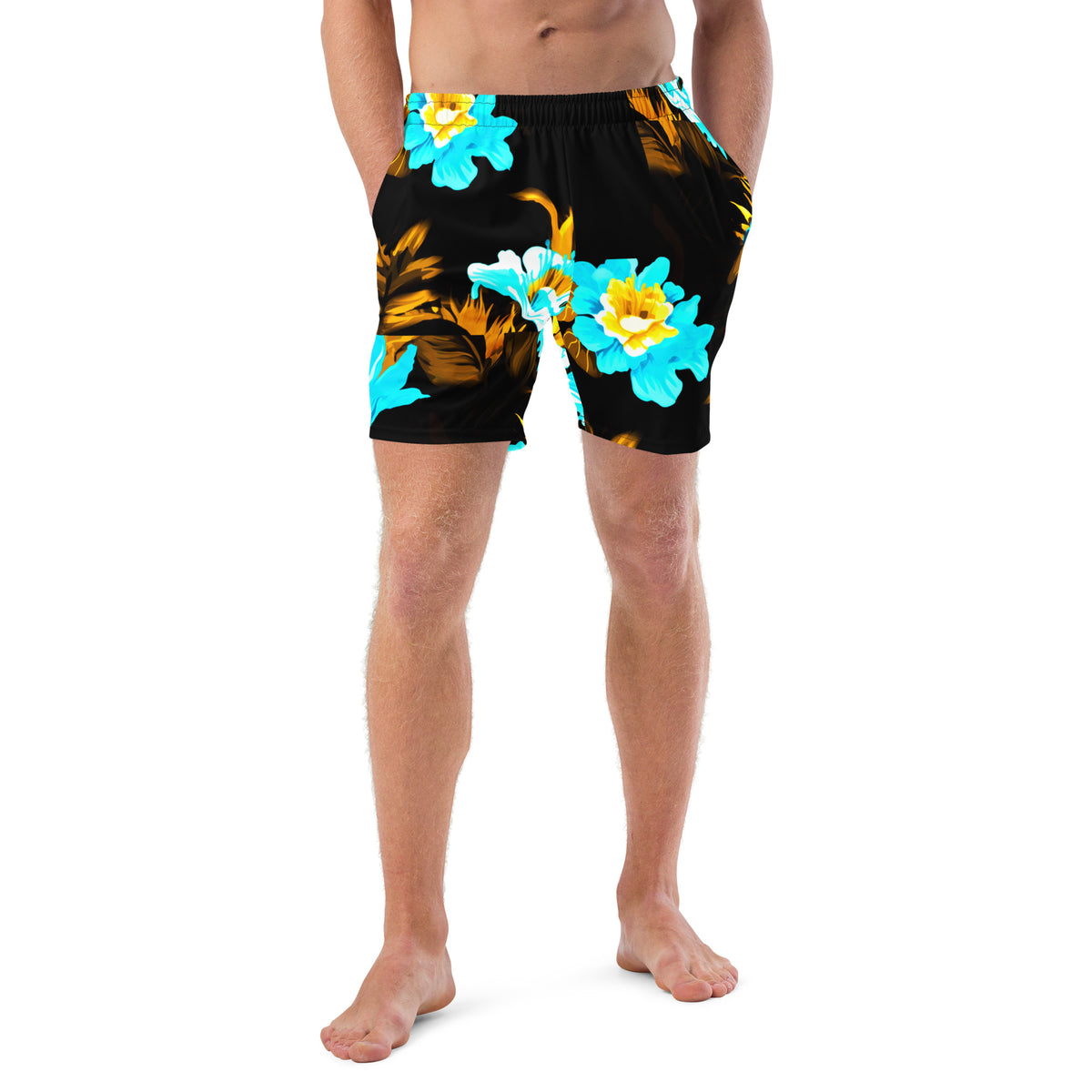 Floral Men's Swim Trunks