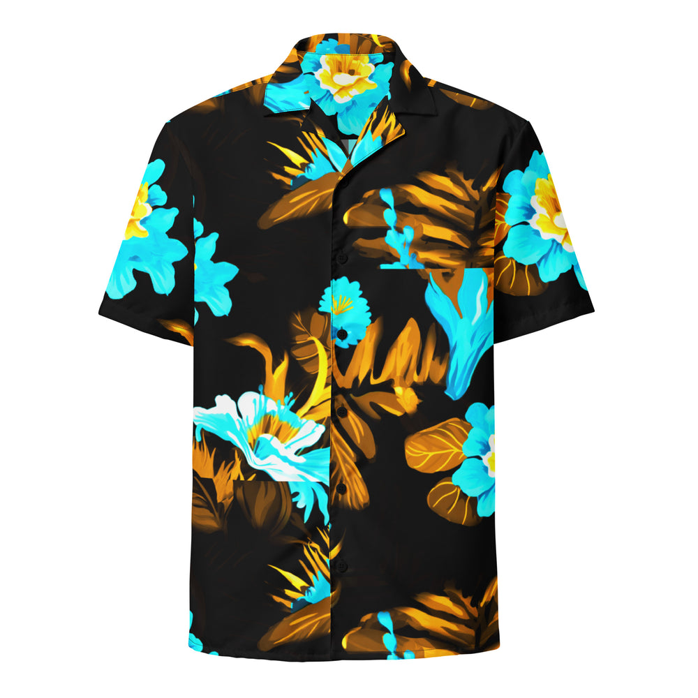 
                      
                        Floral Unisex button shirt
                      
                    