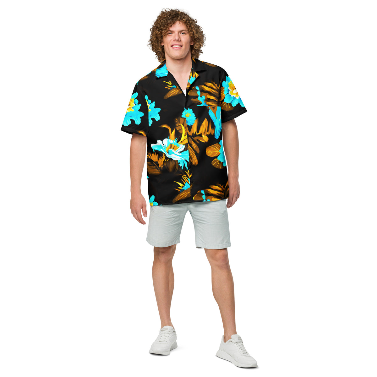 Floral Unisex Button Shirt