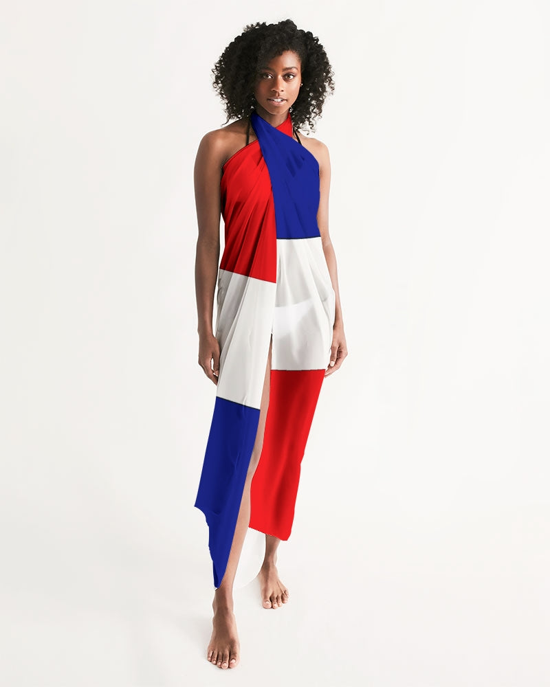 Dominican Republic Swimsuit Cover Up – Full Flag