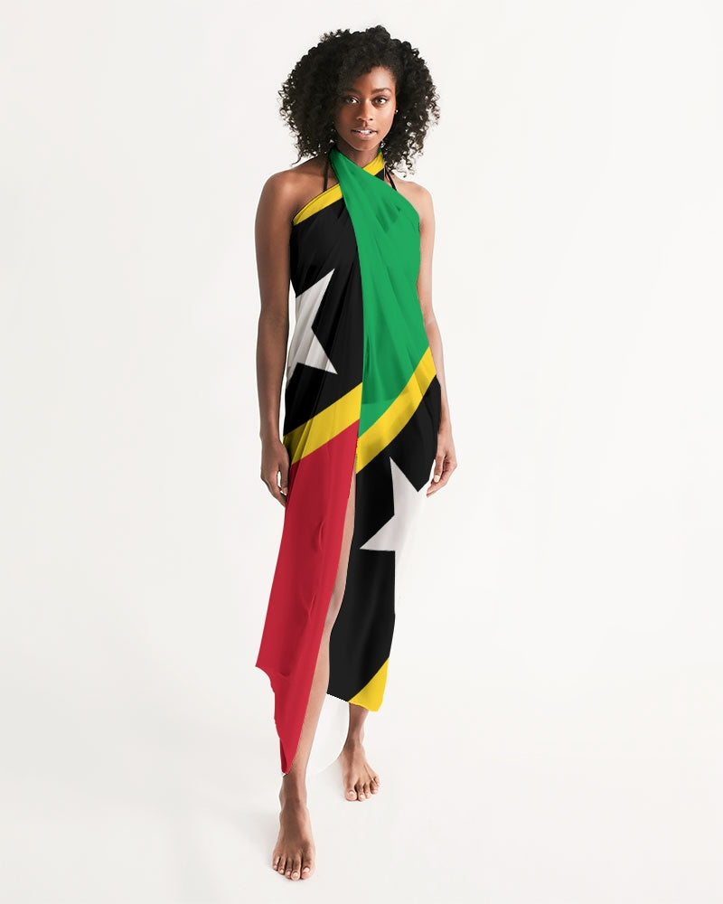 Saint Kitts and Nevis Swimsuit Cover Up – Green Flag