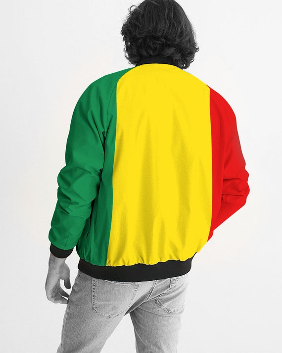 Jamaica Rasta Colors Men's Bomber Jacket