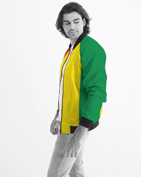 Jamaica Rasta Colors Men's Bomber Jacket