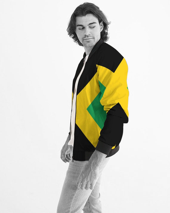 Jamaica Men's Bomber Jacket – Black Flag