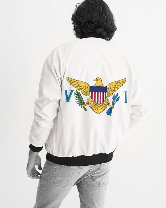 US VIRGIN ISLANDS MEN'S BOMBER JACKET