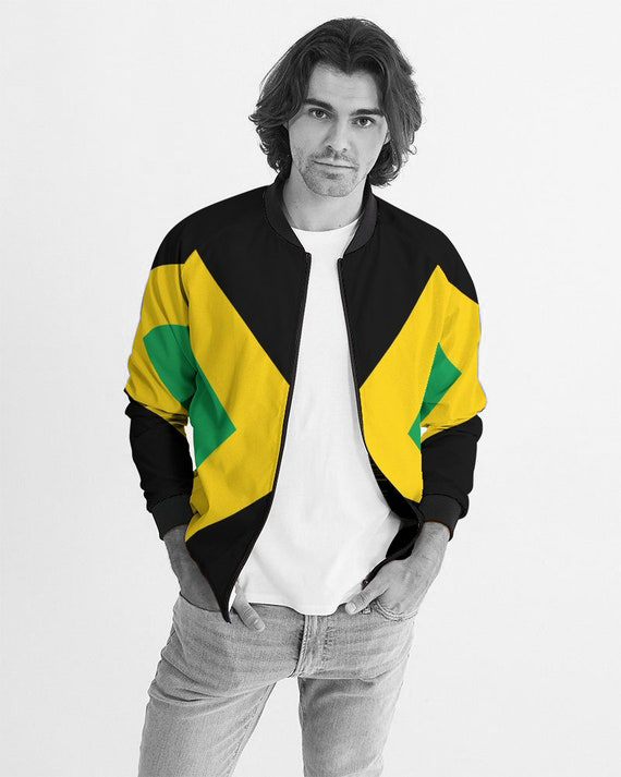 Jamaica Men's Bomber Jacket – Black Flag