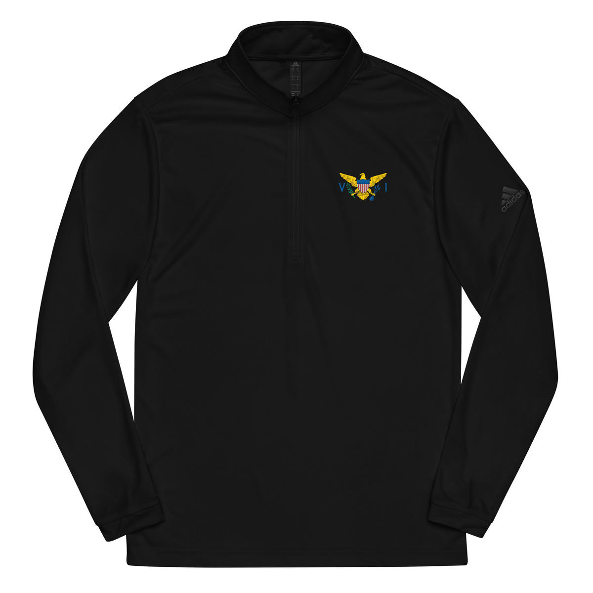 US Virgin Islands Quarter Zip Pullover