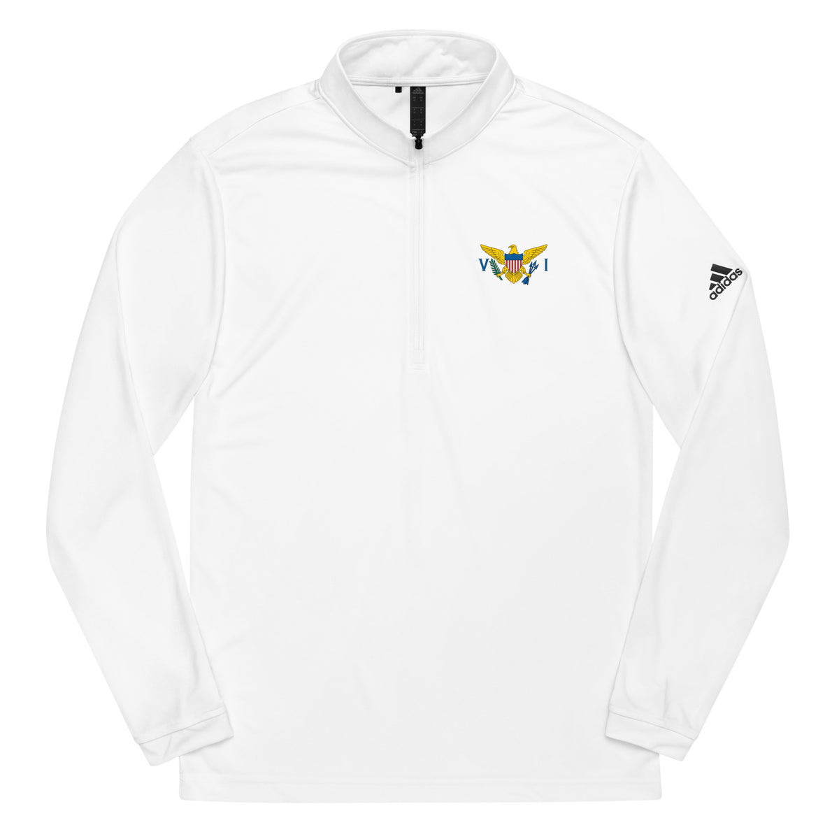 US Virgin Islands Quarter Zip Pullover