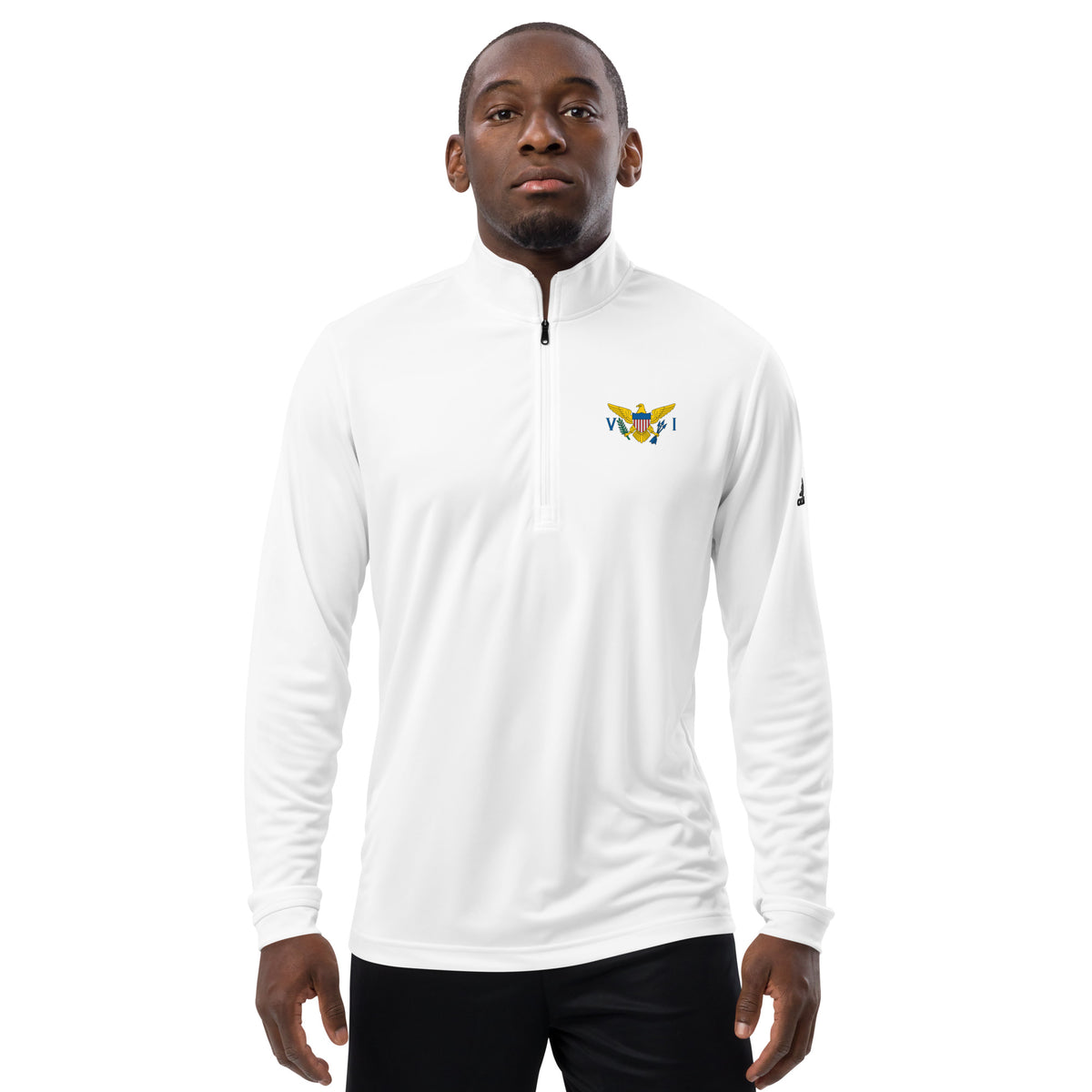 US Virgin Islands Quarter Zip Pullover