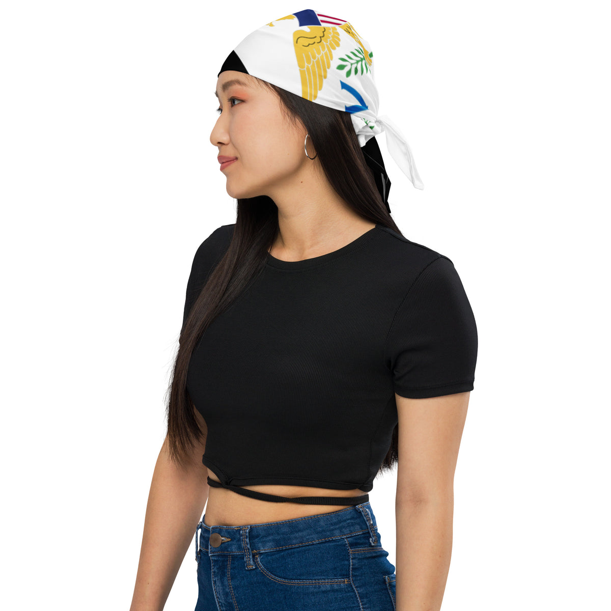 US Virgin Islands Bandana – White Crest II