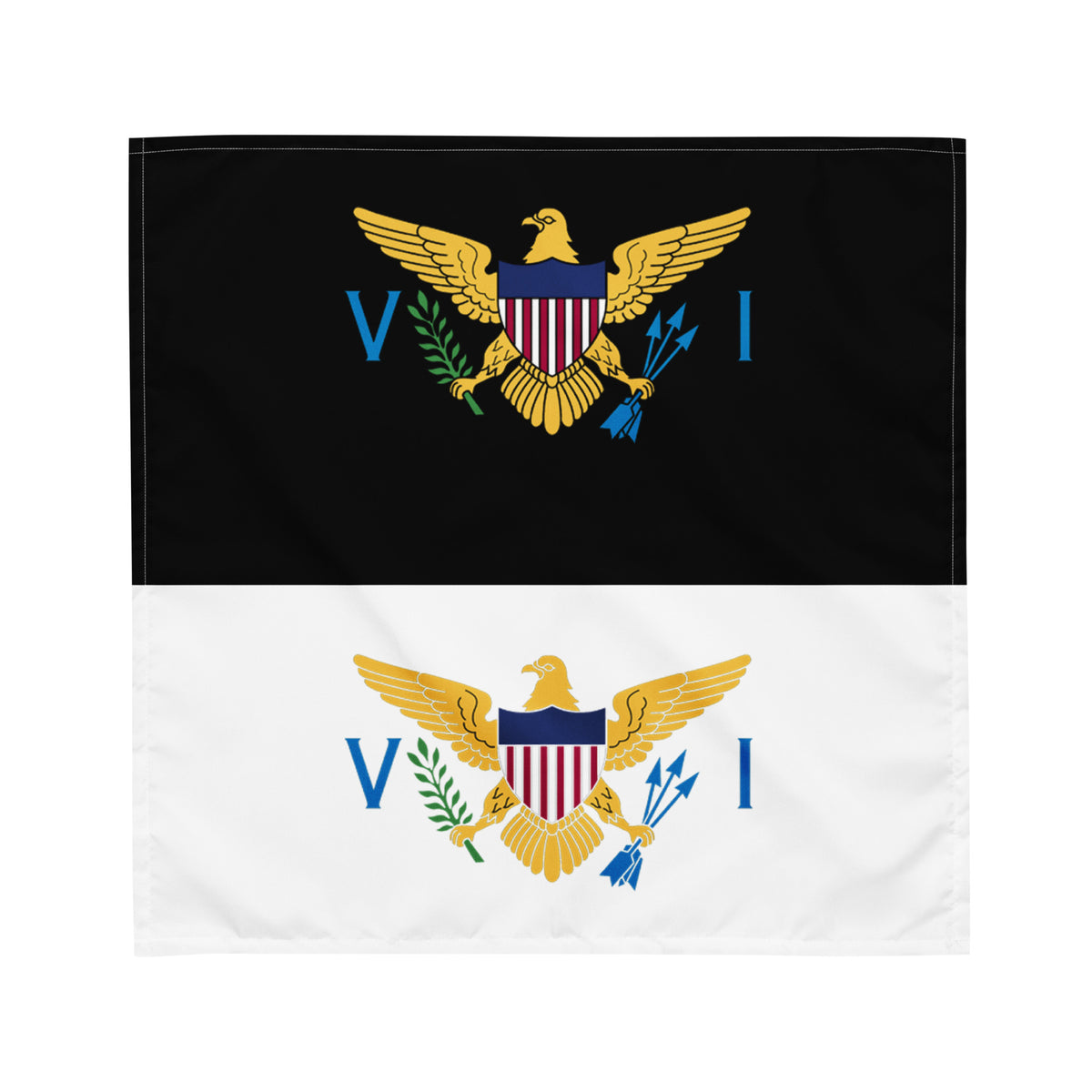 US Virgin Islands Bandana – White Crest II