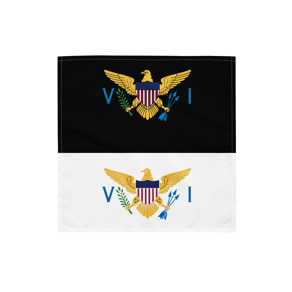 US Virgin Islands Bandana – White Crest II