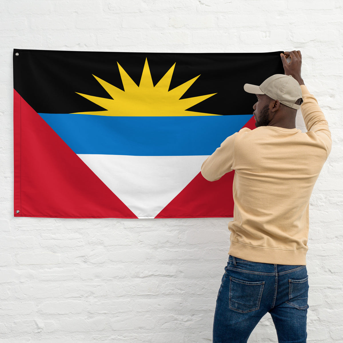 Antigua and Barbuda Patriotic Flag