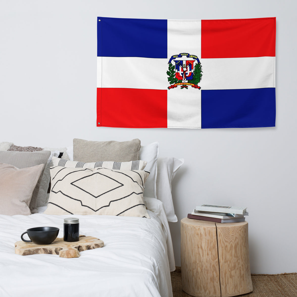 Dominican Republic Patriotic Flag