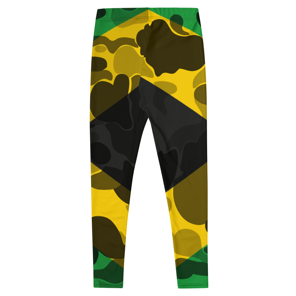 Jamaica Camo Leggings – Green & Gold