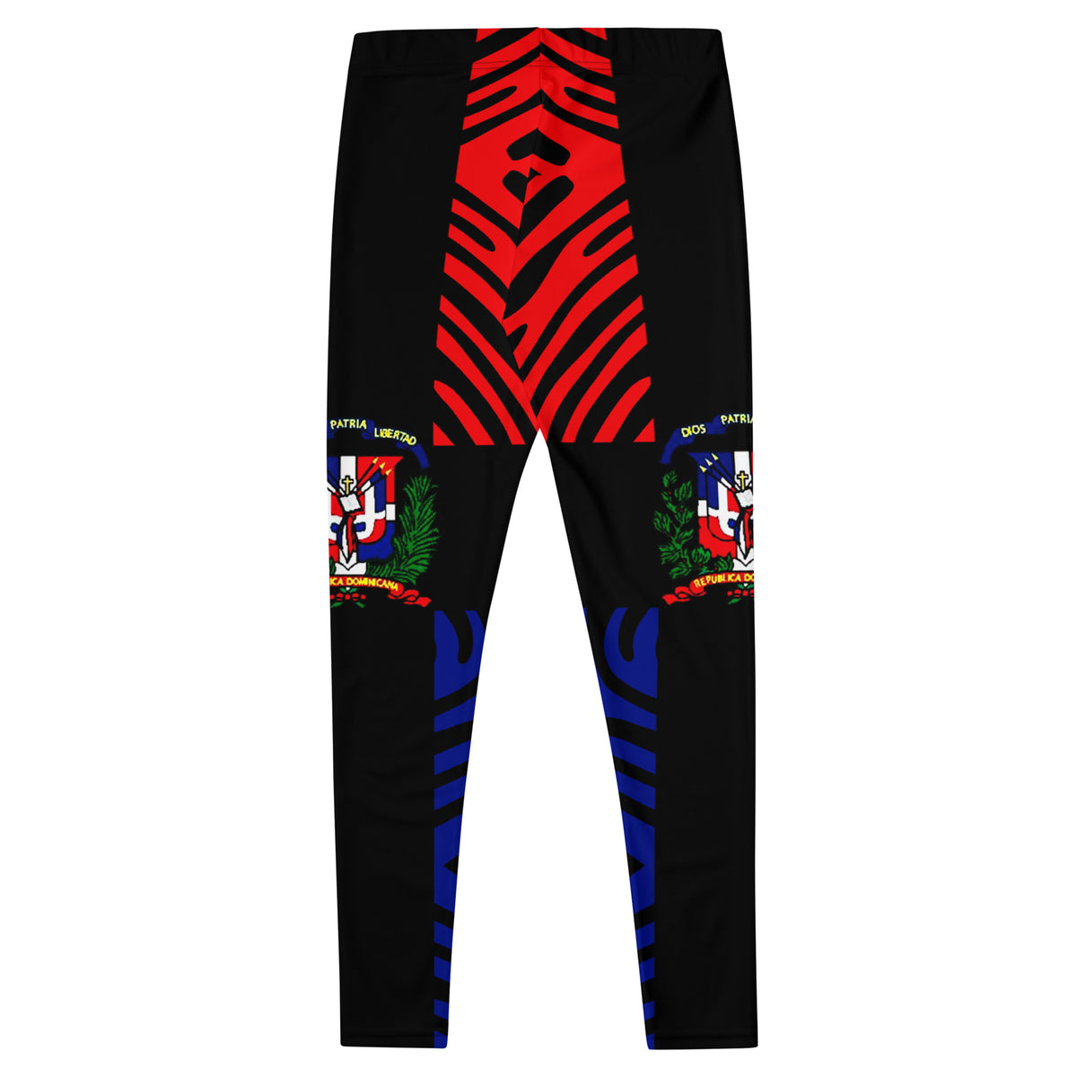 Dominican Republic Leggings – Black Crest Stripe