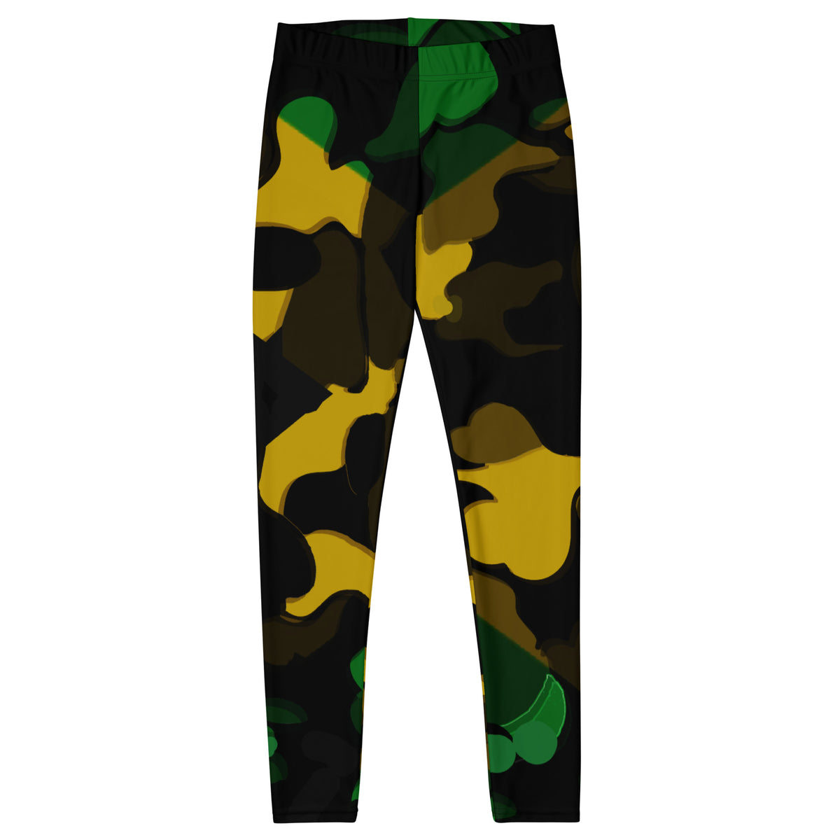 Jamaica Camo Leggings – Black