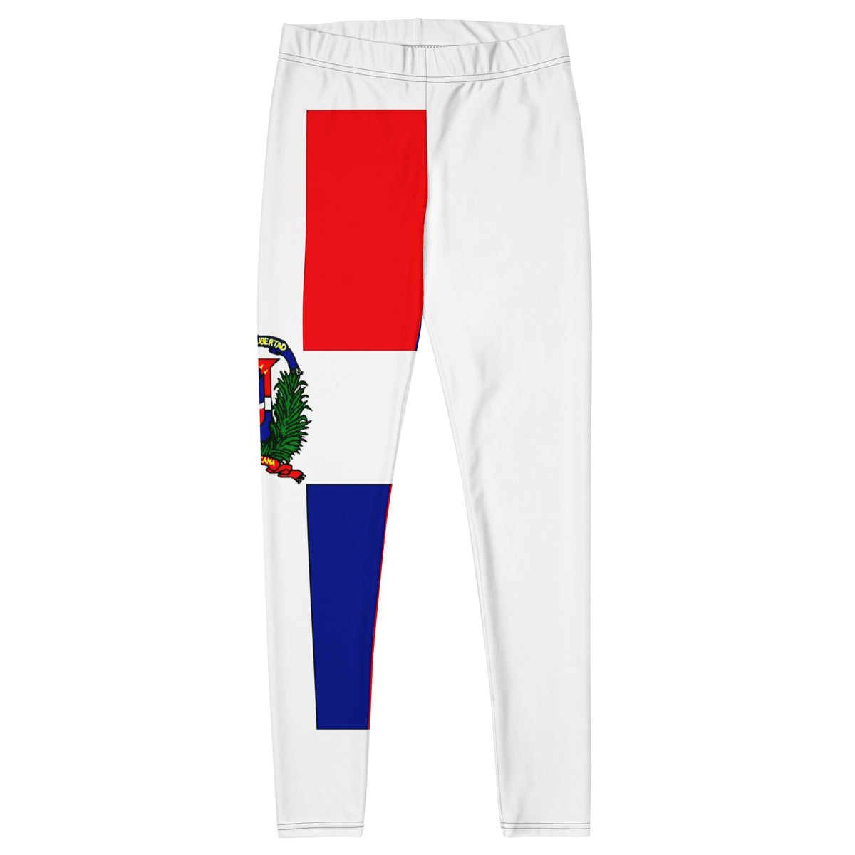 Dominican Republic Leggings – White Flag Panel