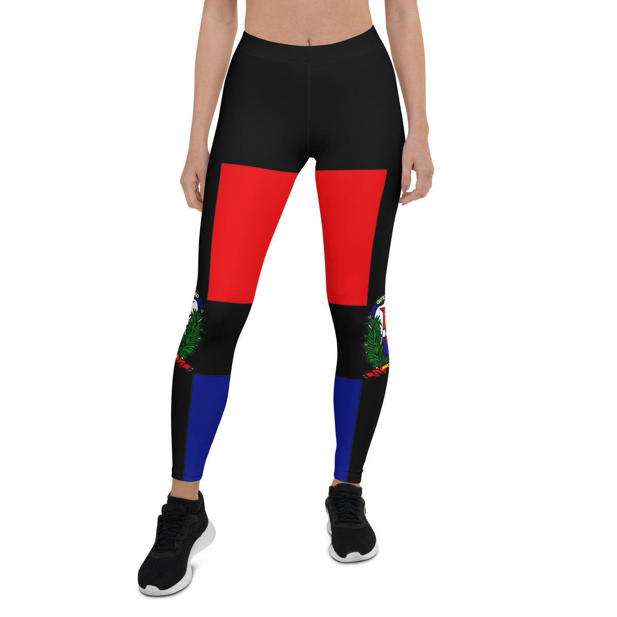 Dominican Republic Leggings – Black Color Block
