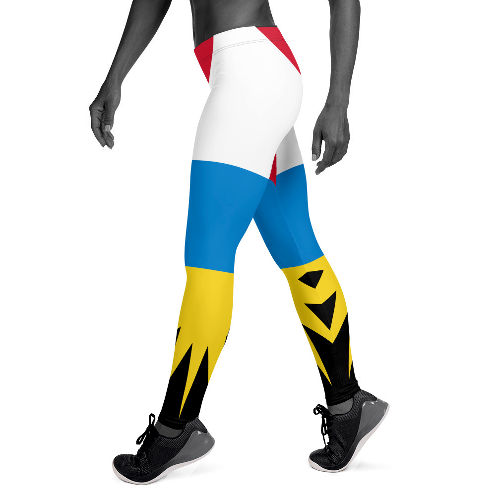 Antigua and Barbuda Leggings – Full Flag
