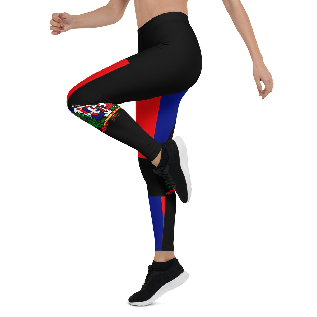 Dominican Republic Leggings – Black Color Block