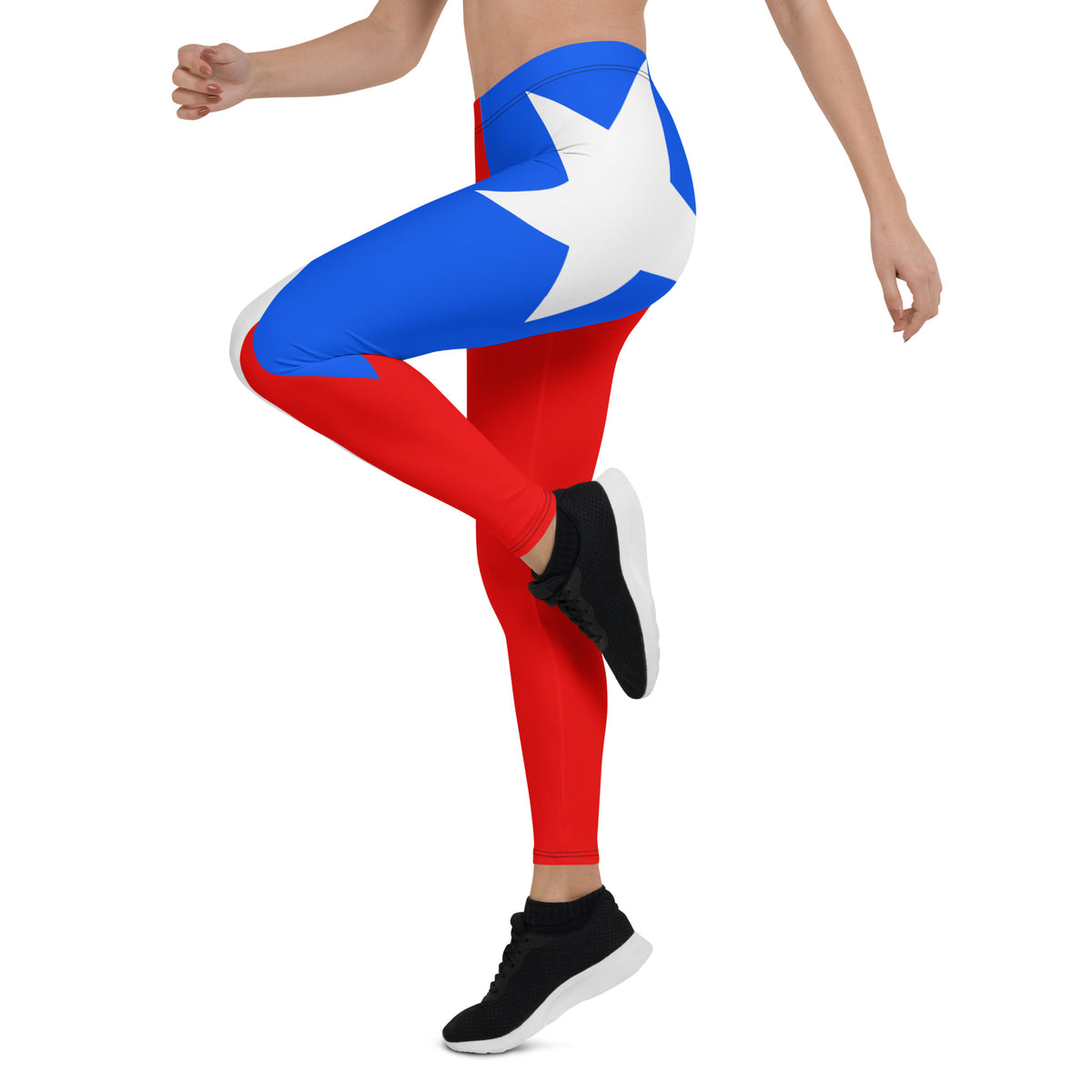 Puerto Rico Patriotic Leggings