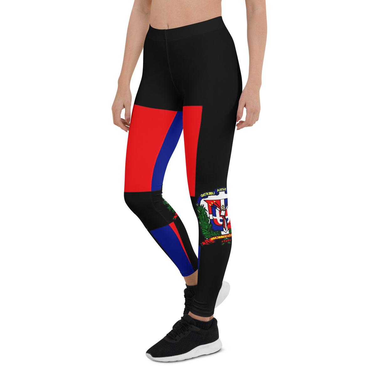 Dominican Republic Leggings – Black Color Block