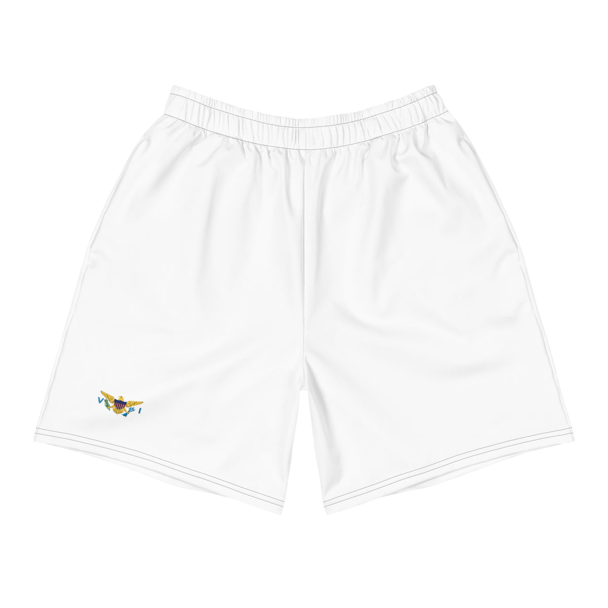 US Virgin Islands Men's Athletic Long Shorts