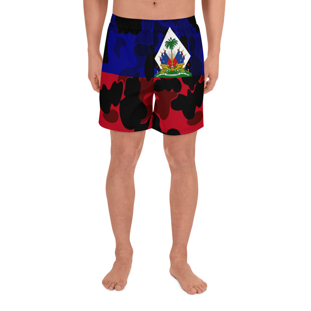 Haiti Men's Athletic Long Shorts