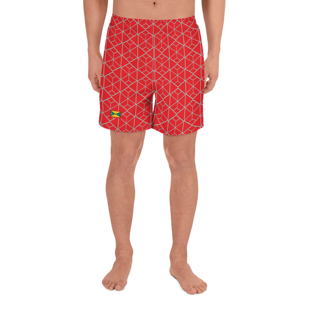 Grenada Men's Athletic Long Shorts