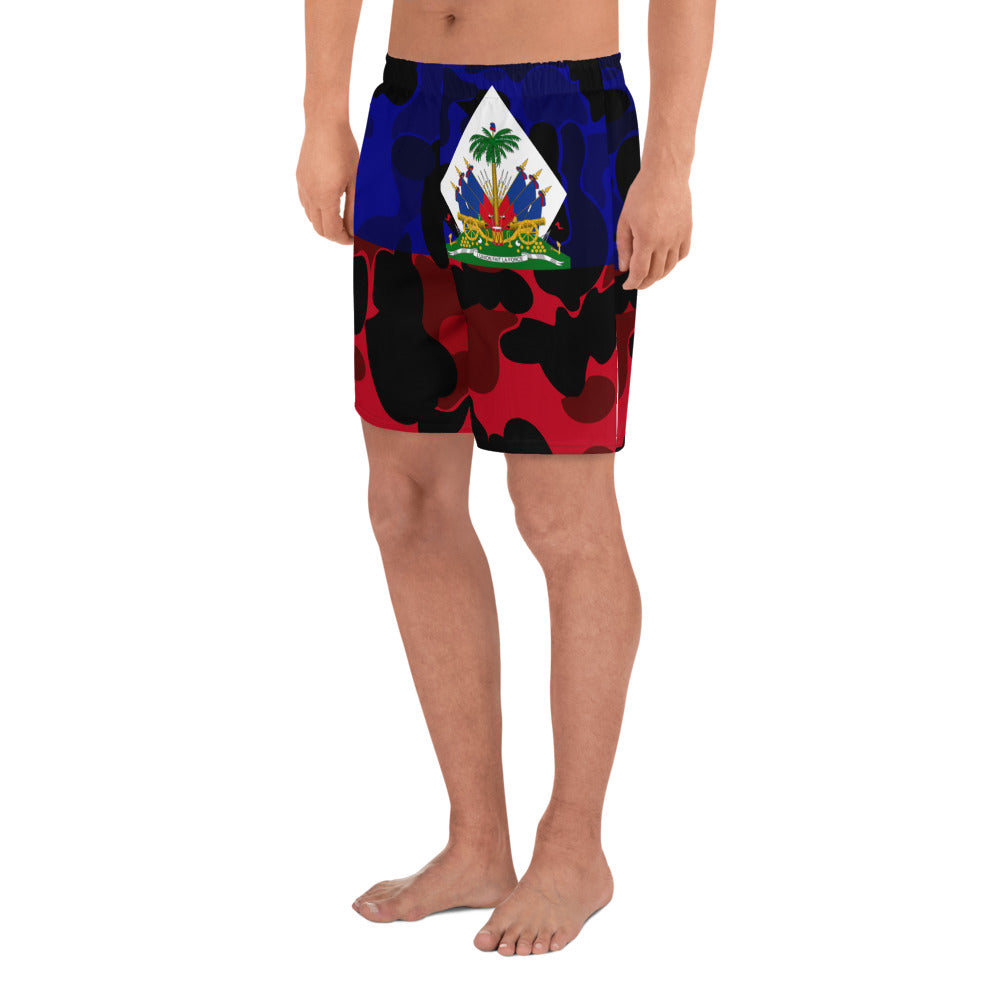 Haiti Men's Athletic Long Shorts