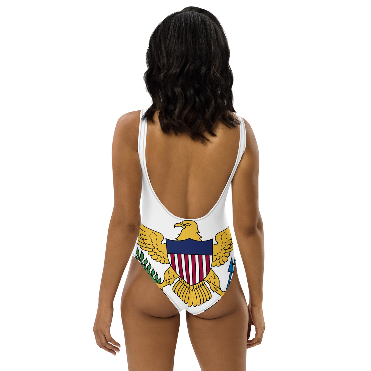 US Virgin Islands One-Piece Swimsuit – White Eagle Crest