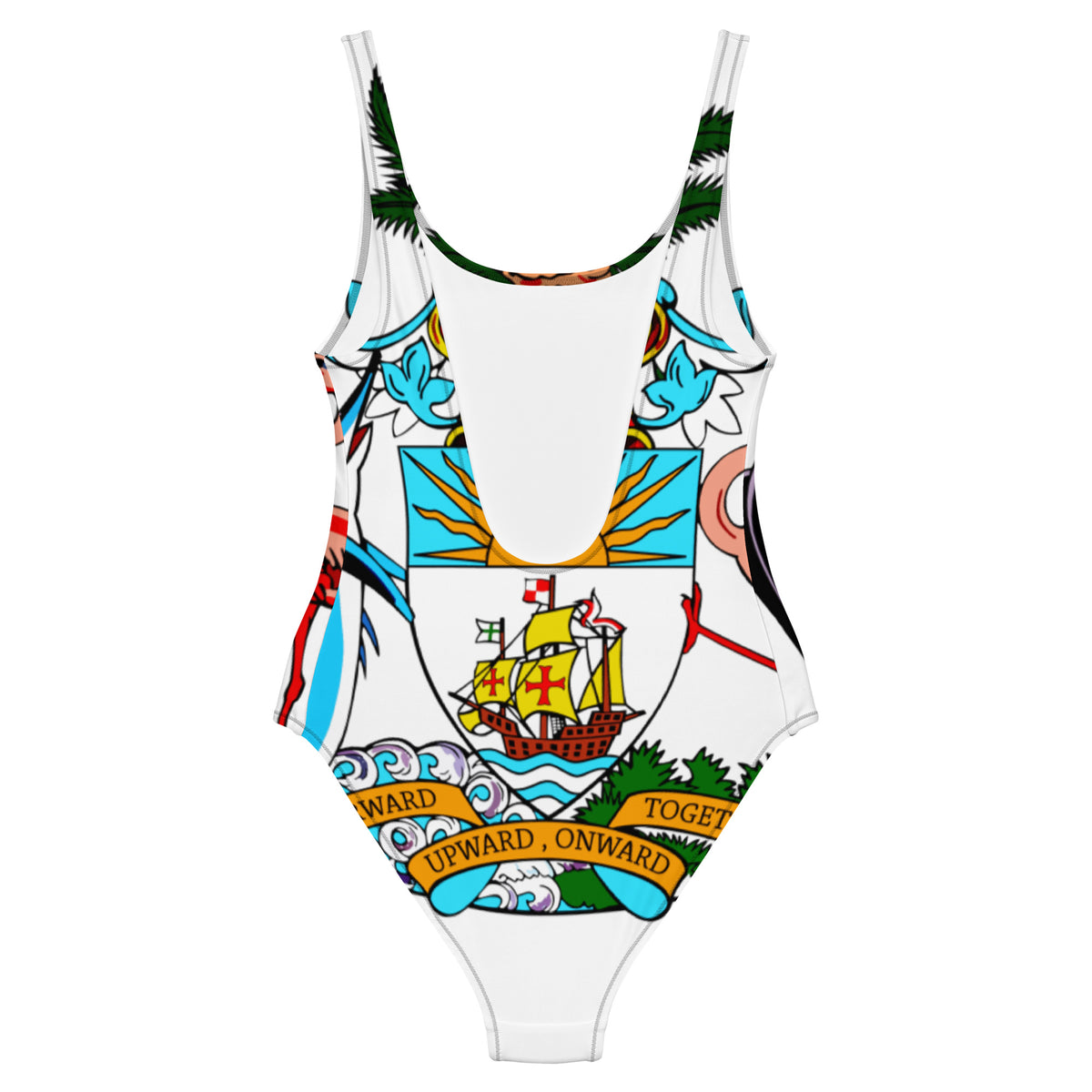 The Bahamas One-Piece Swimsuit – Coat of Arms II