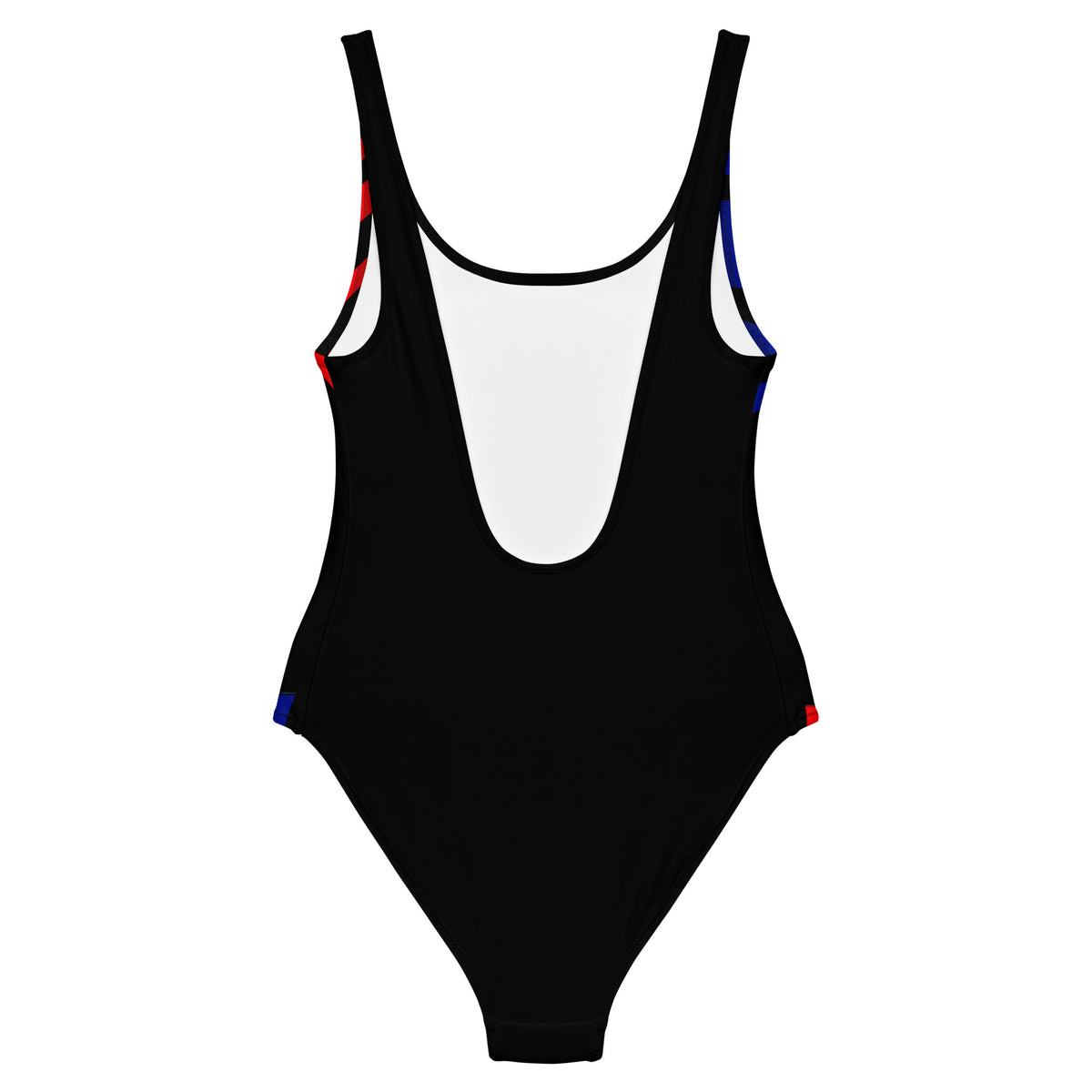 Dominican Republic One-Piece Swimsuit – Black Crest