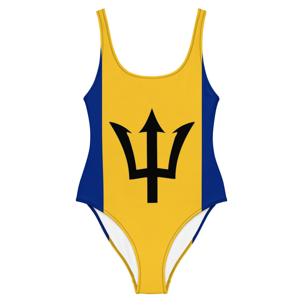 Barbados One-Piece Swimsuit – Gold Trident