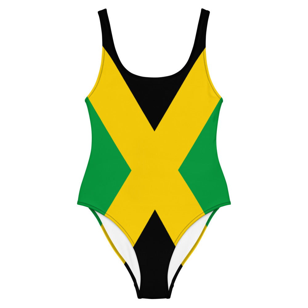 Jamaica One-Piece Swimsuit – Flag Side Panel