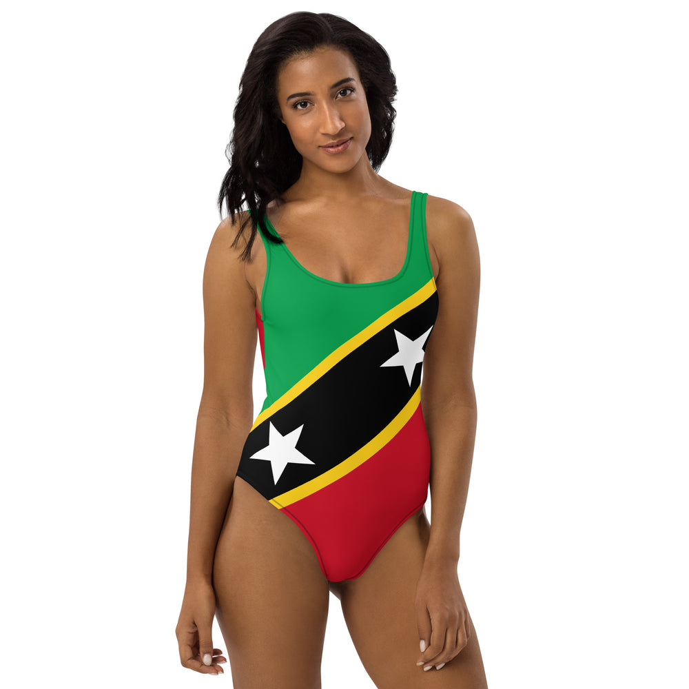 Saint Kitts And Nevis One-Piece Swimsuit