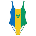 Saint Vincent and the Grenadines One-Piece Swimsuit – Full Flag