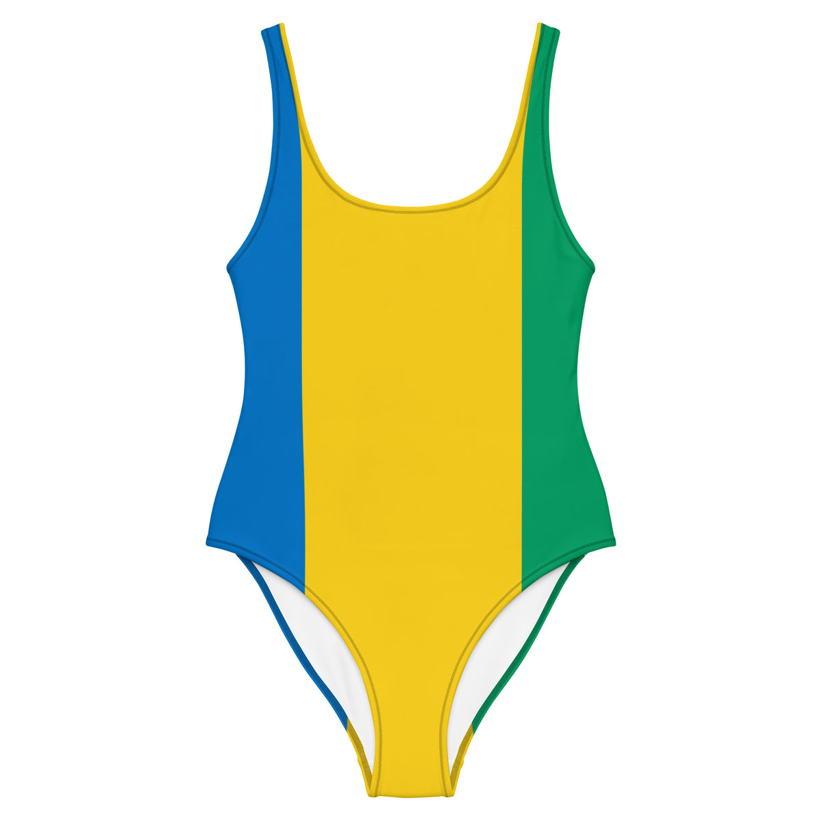Saint Vincent and the Grenadines One-Piece Swimsuit – Gold Center