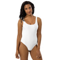 One-Piece Swimsuit – Solid White