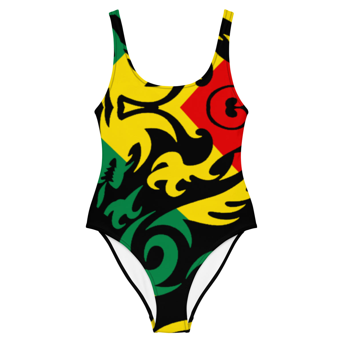 Jamaica Rasta Colors One-Piece Swimsuit – Tribal