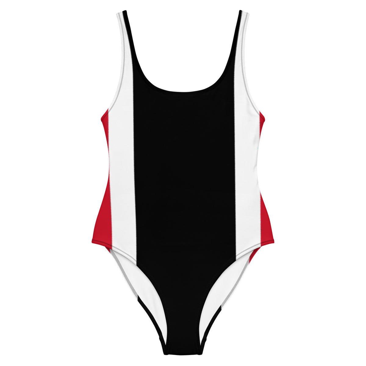 Trinidad and Tobago One-Piece Swimsuit – Black Side Stripe