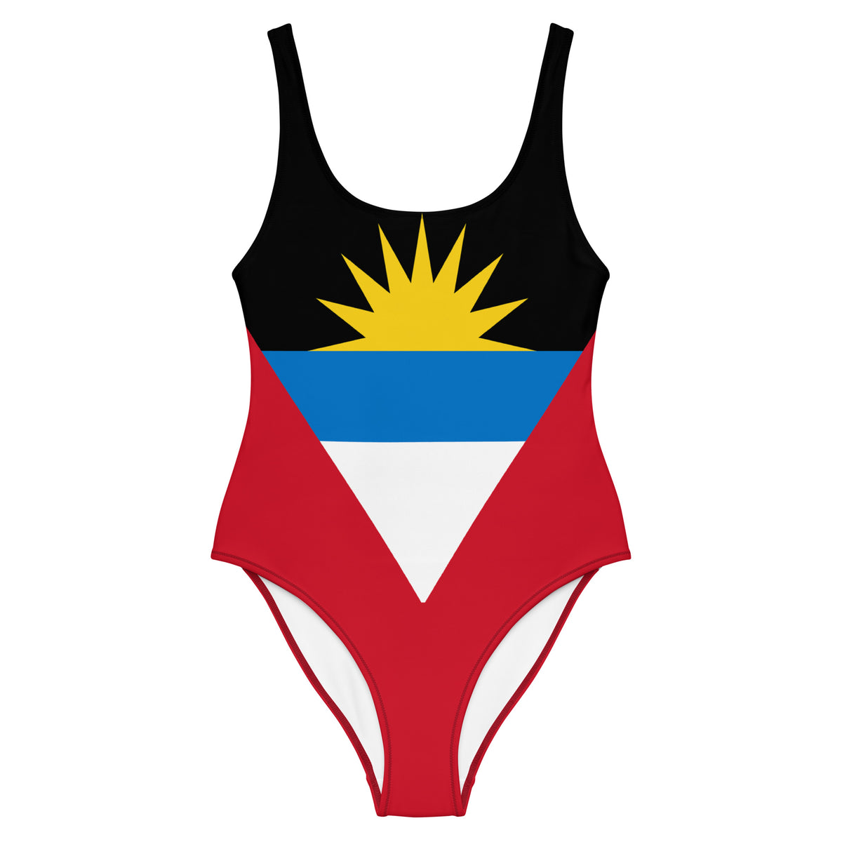 Antigua and Barbuda Patriotic One-Piece Swimsuit