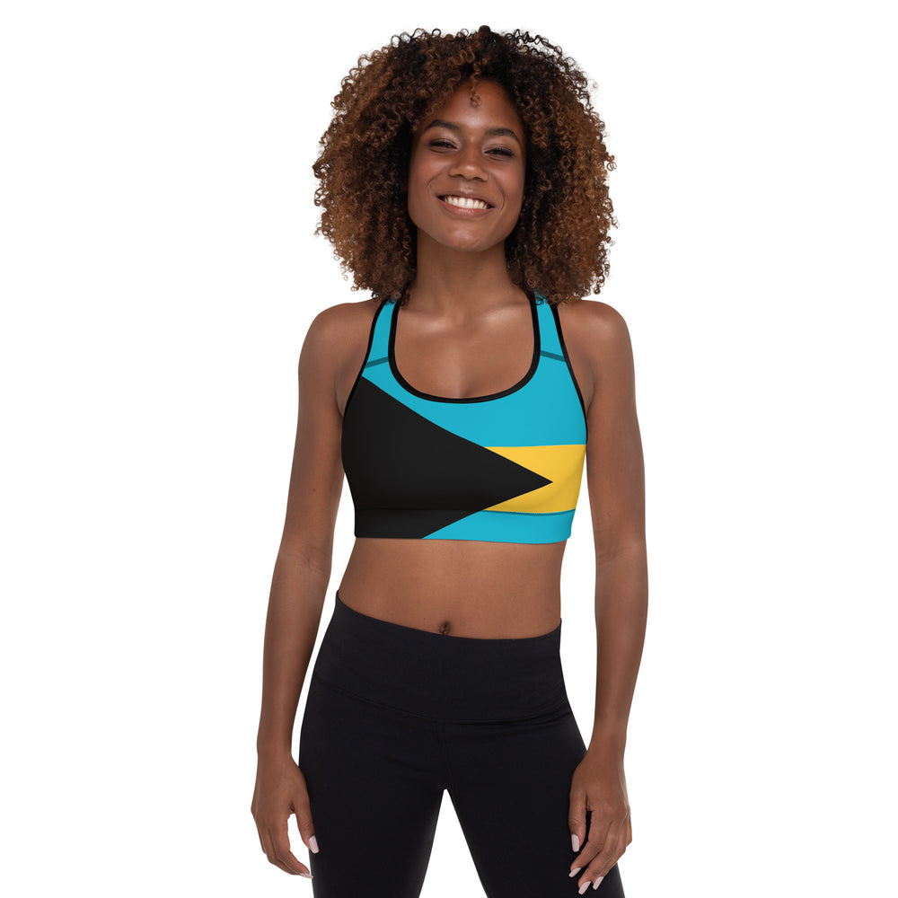 THE BAHAMAS STYLE PADDED SPORTS BRA