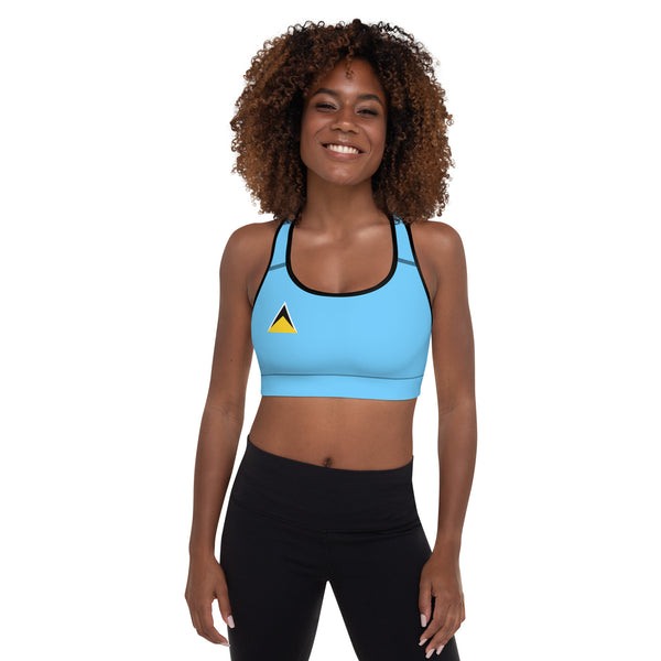Saint Lucia Padded Sports Bra