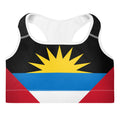 Antigua and Barbuda Padded Sports Bra
