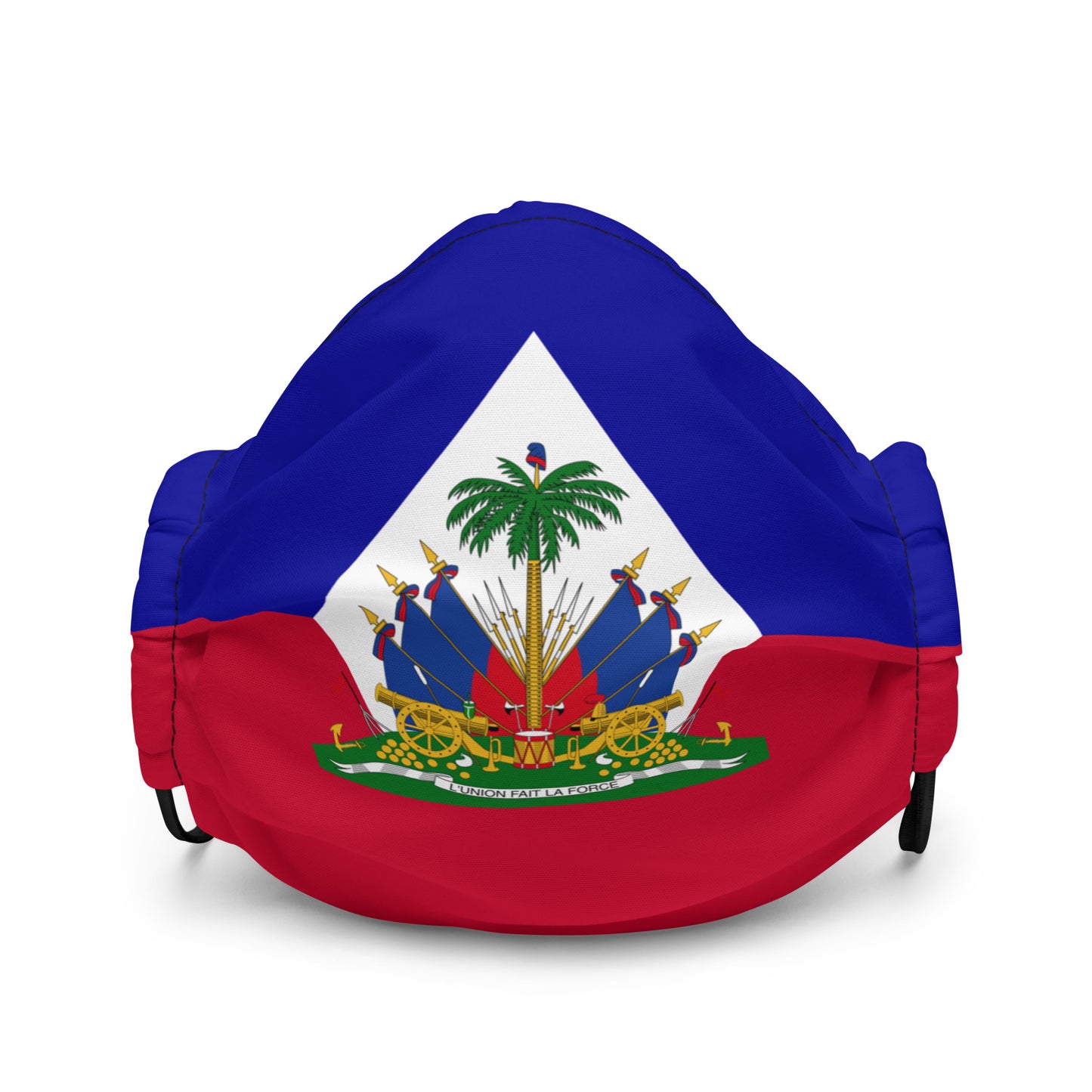 HAITI FLAG PREMIUM FACE MASK