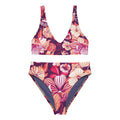 High-Waisted Bikini – Pink Hibiscus